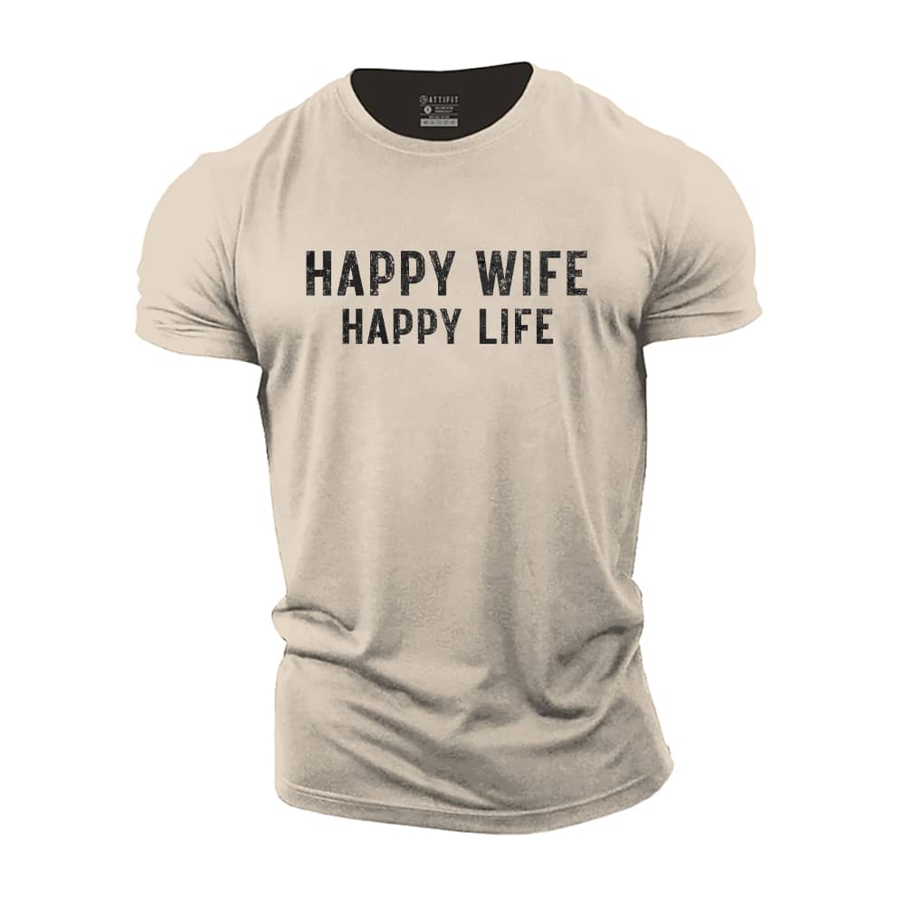 Happy Wife Cotton T-Shirt