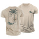 Fibonacci Sunset Wave Cotton T-Shirt