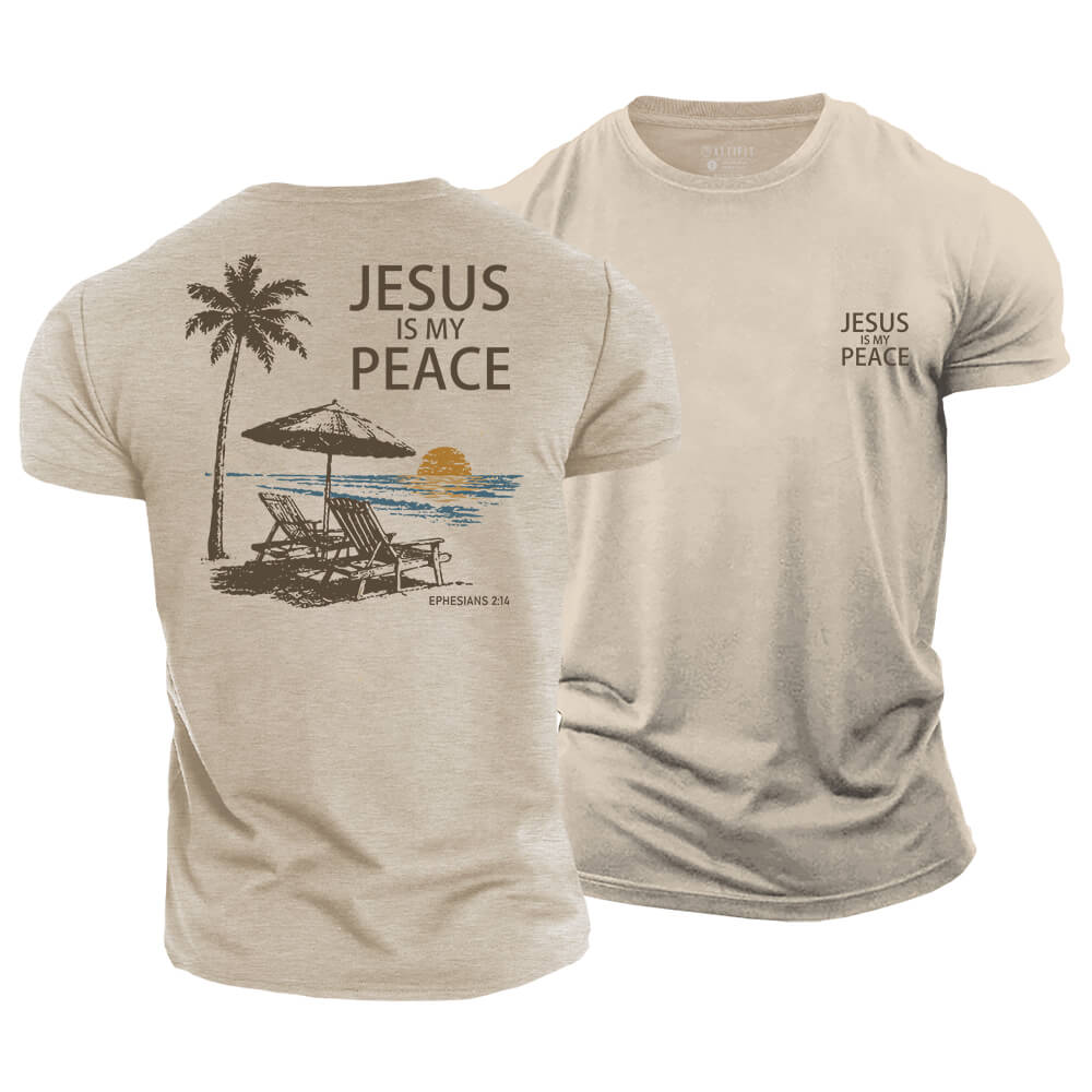 Jesus Is My Peace Cotton T-Shirt