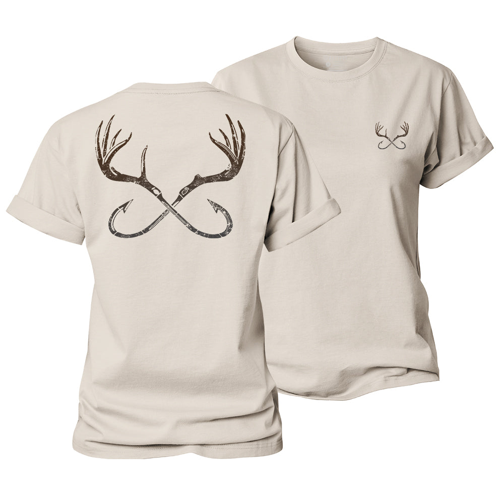 Antler And Hook Women's Cotton T-Shirt
