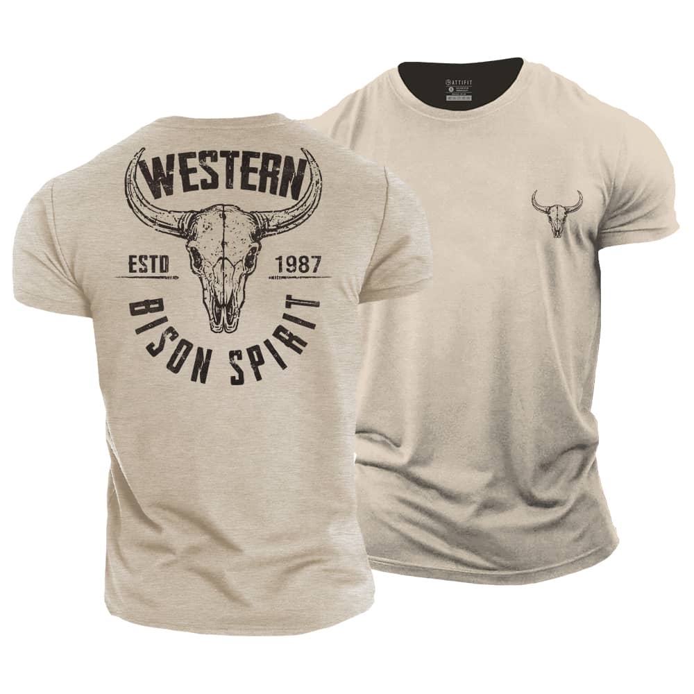 Bison Spirit Cotton T-Shirt