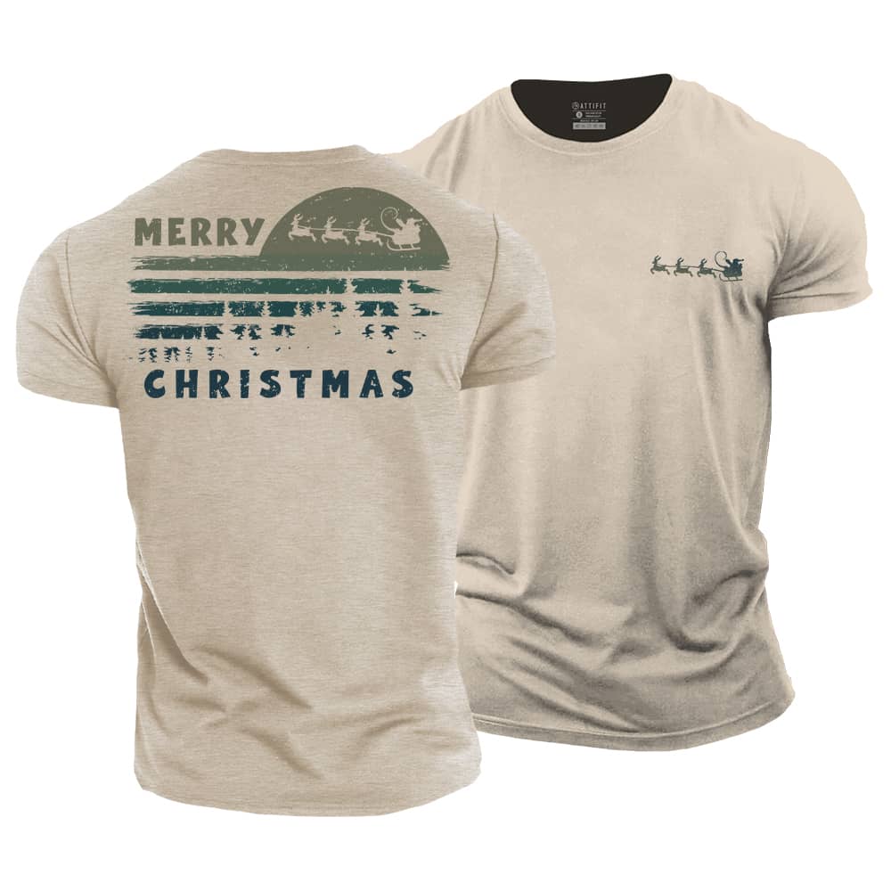 Merry Christmas Cotton T-Shirt