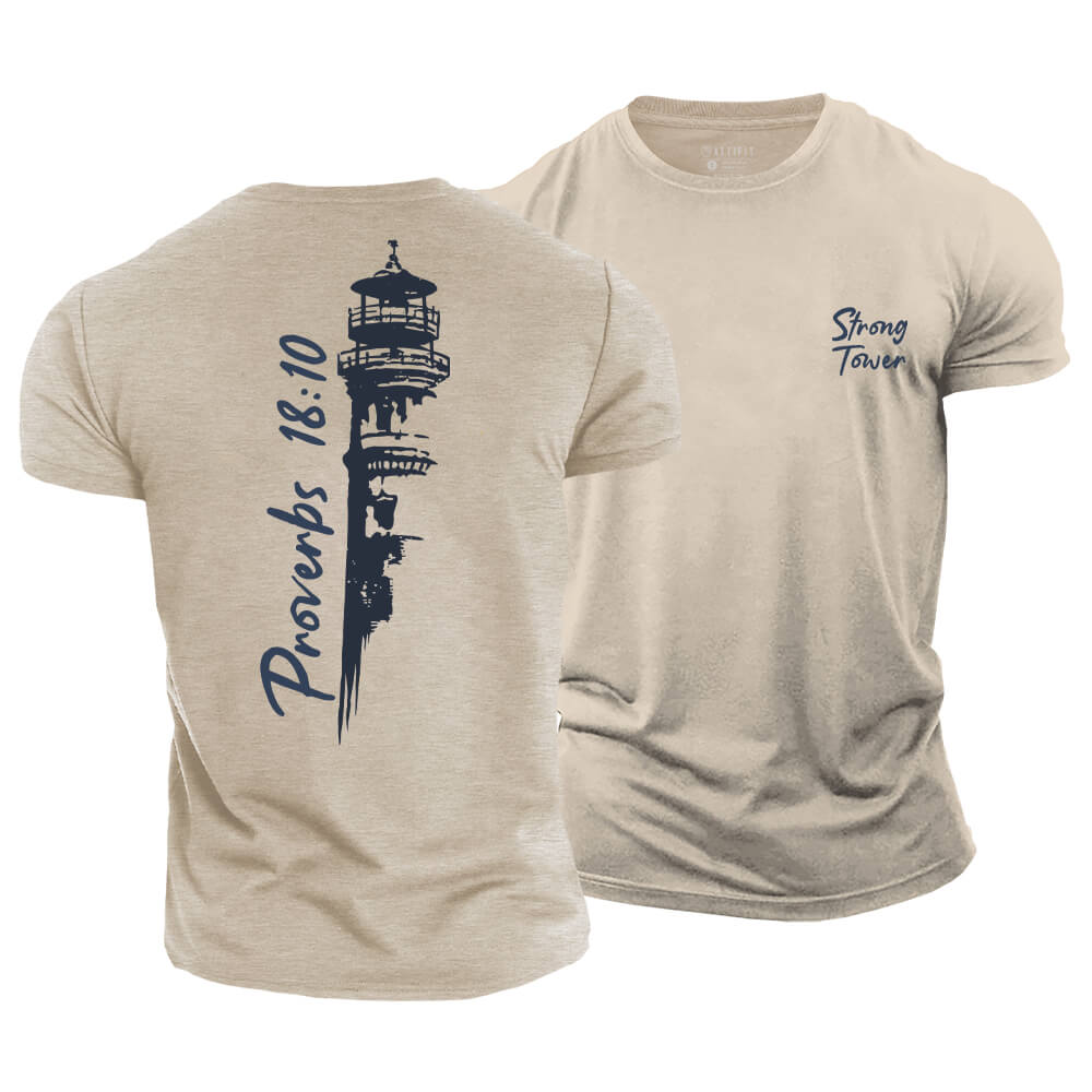 Strong Tower Cotton T-Shirt
