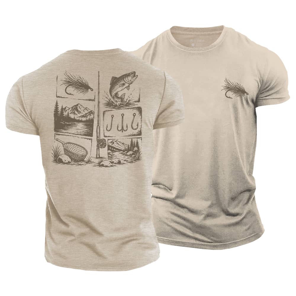 Cast Into The River Cotton T-Shirt