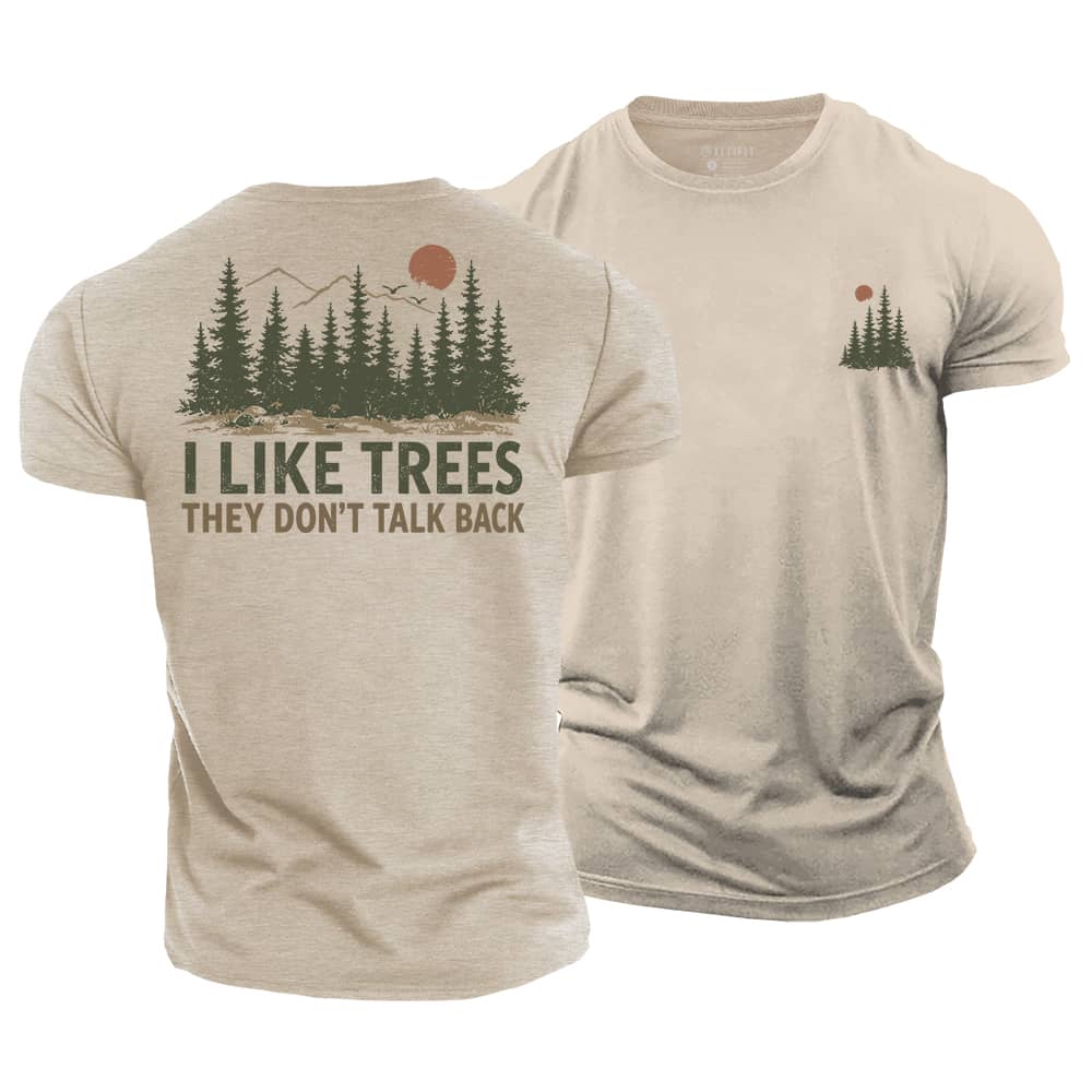 I Like Trees Cotton T-Shirt