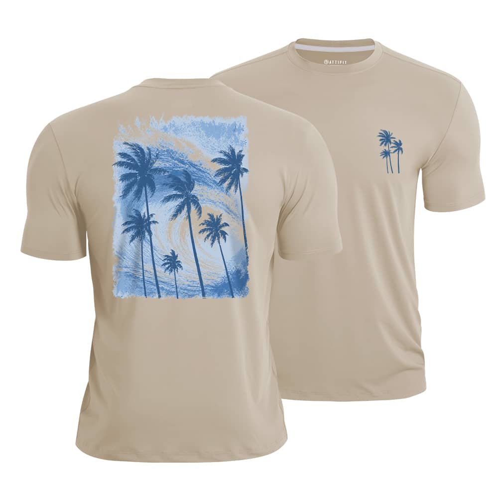 Wave Palm Quick-Dry T-Shirt