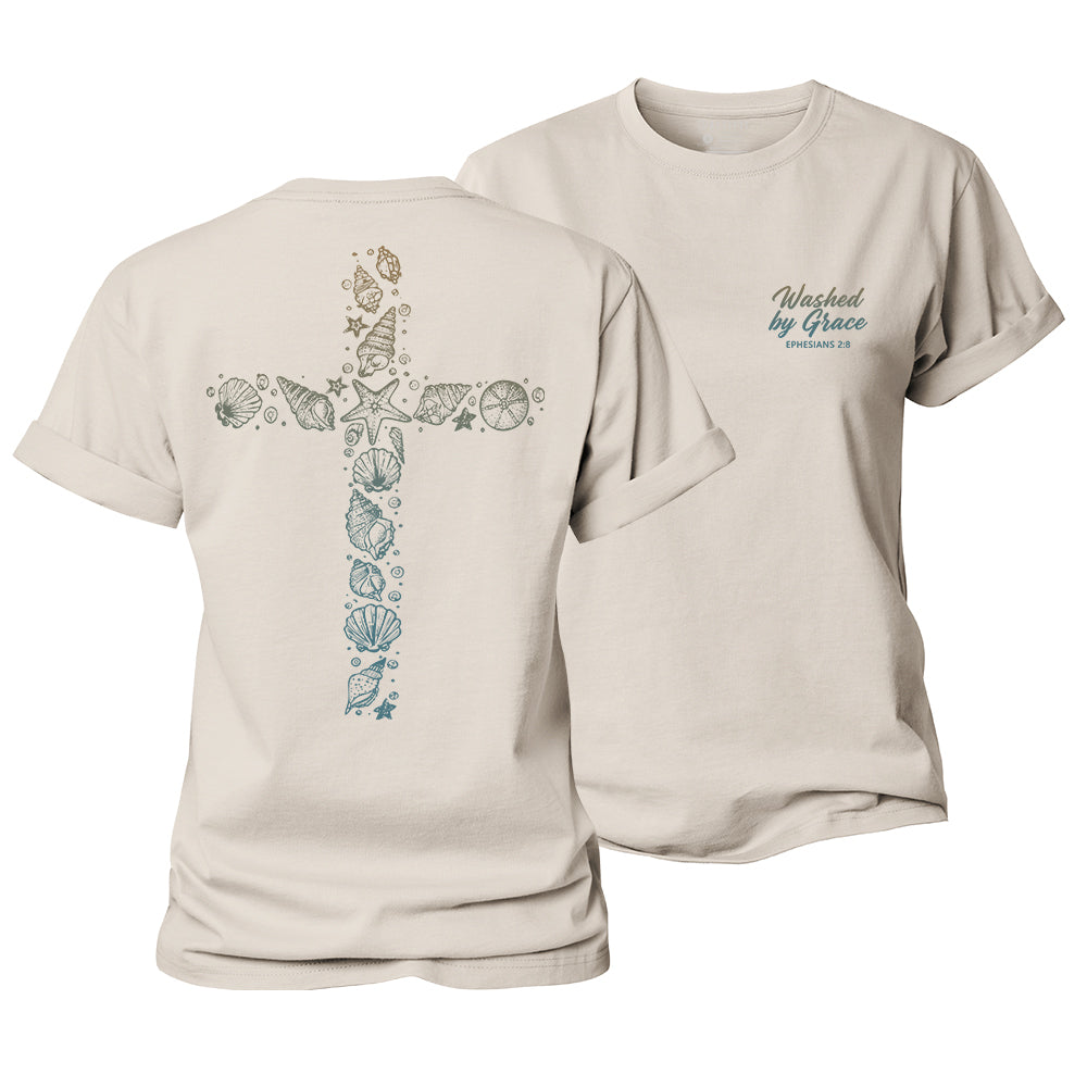 Washed By Grace Women's Cotton T-Shirt