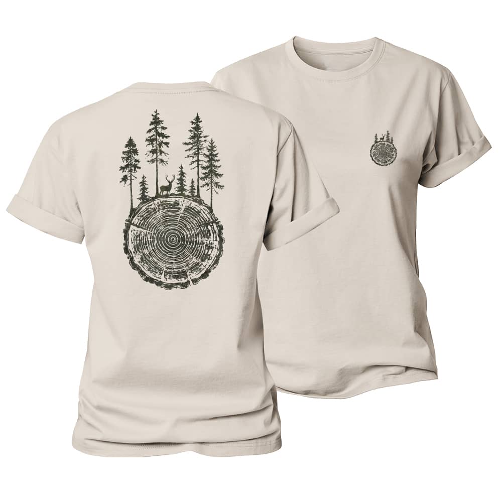 Tree Ring Forest Women's Cotton T-Shirt