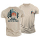 Sunset Meets Pines Cotton T-Shirt