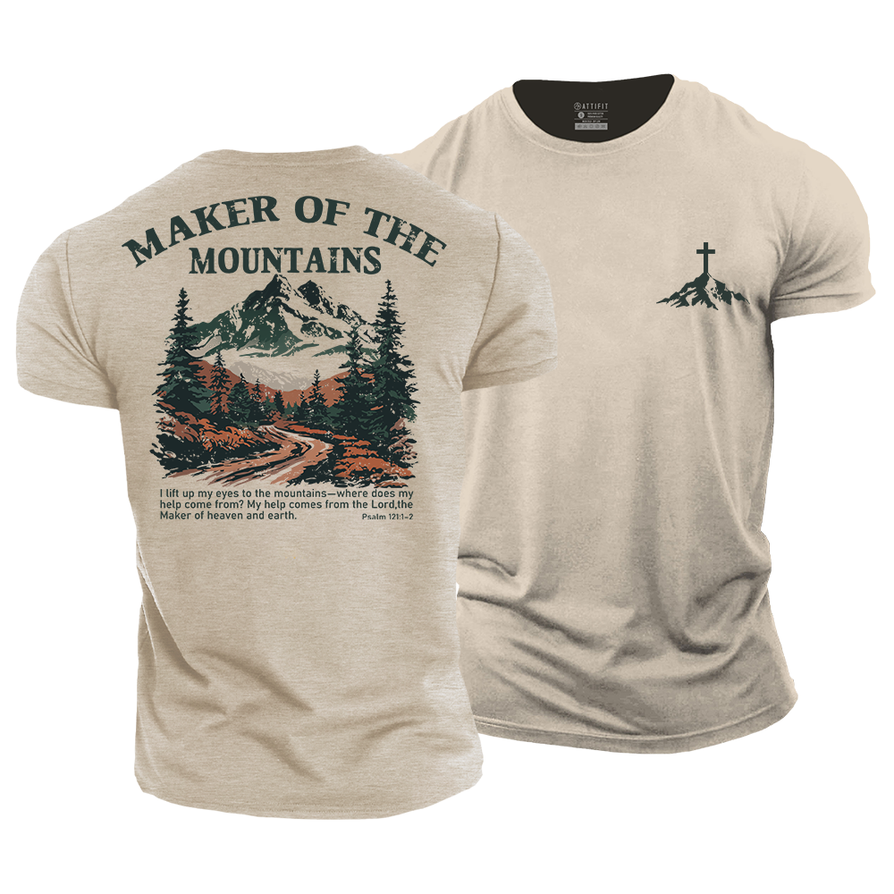 Maker of The Mountains Cotton T-Shirt