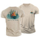 Red In The Reeds Cotton T-Shirt
