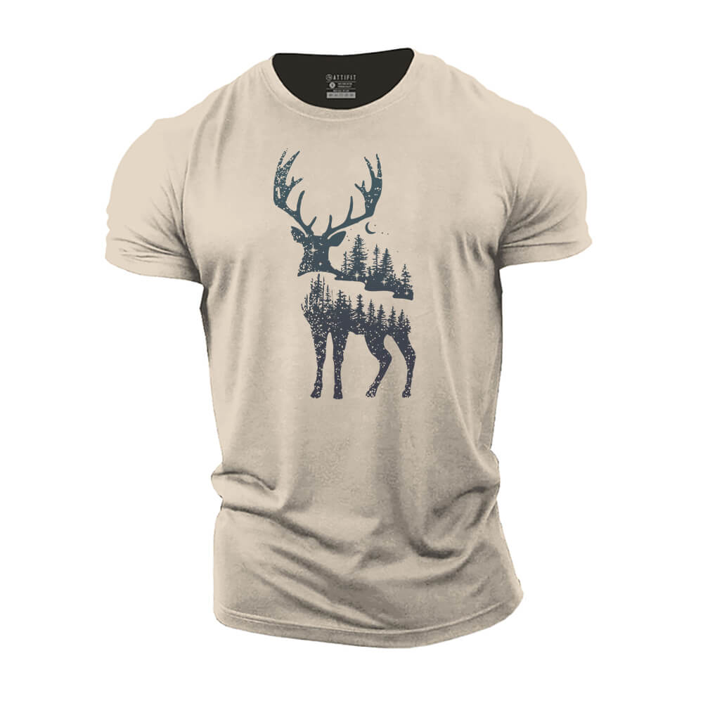 Christmas Forest Cotton T-Shirt