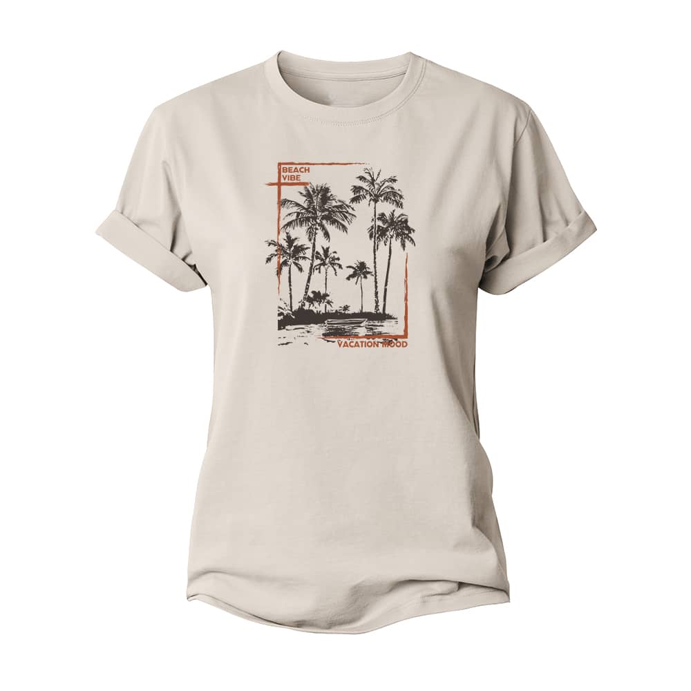 Beach Vibe Women's Cotton T-Shirt