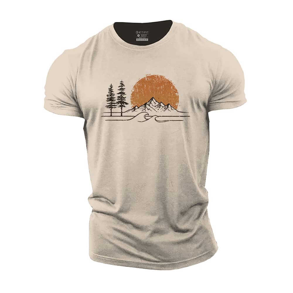 Sunset Range Cotton T-Shirt