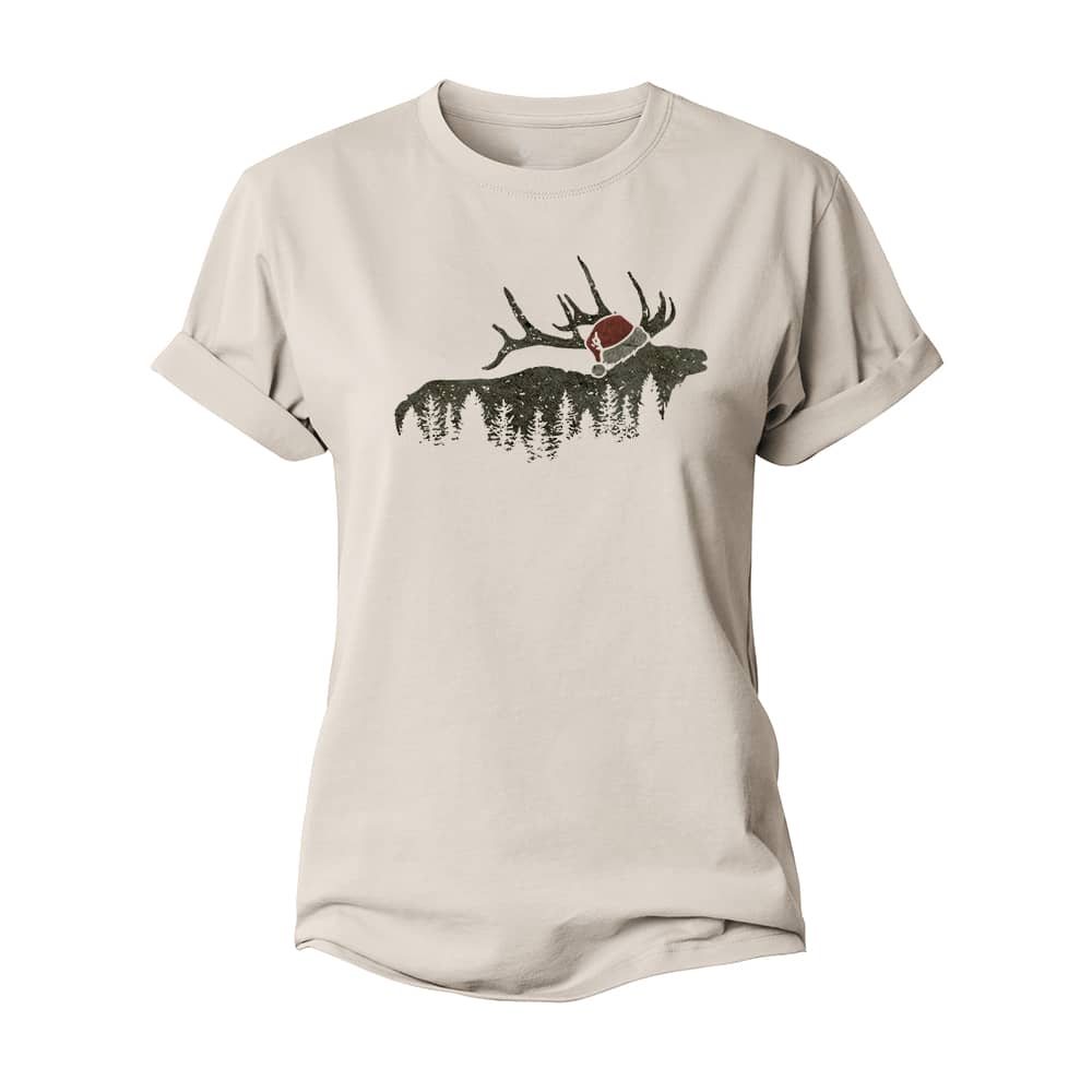 Christmas Wildlife Women's Cotton T-Shirt