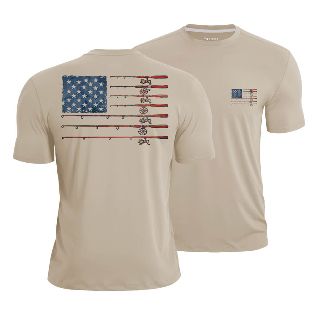 Fishing Flag Quick-Dry T-Shirt