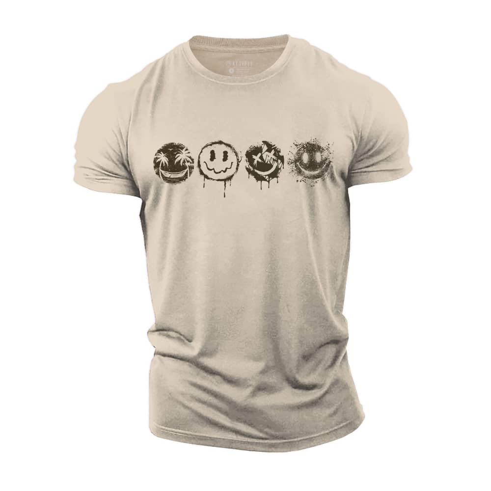 Multiple Smile Cotton T-Shirt