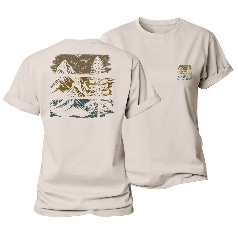 Timber Peaks Women's Cotton T-Shirt