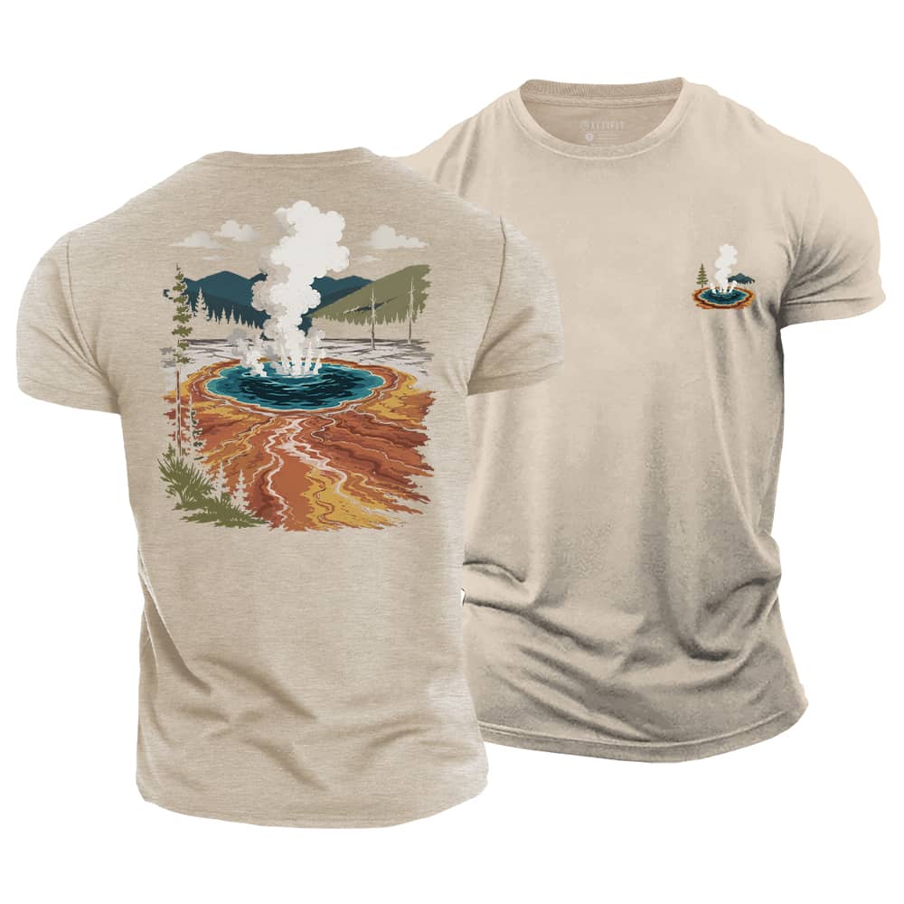 Geyser Basin Cotton T-Shirt