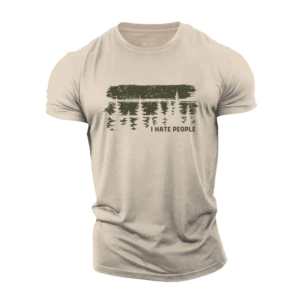 I Hate People Cotton T-Shirt