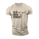 Old Man Power Cotton T-Shirt