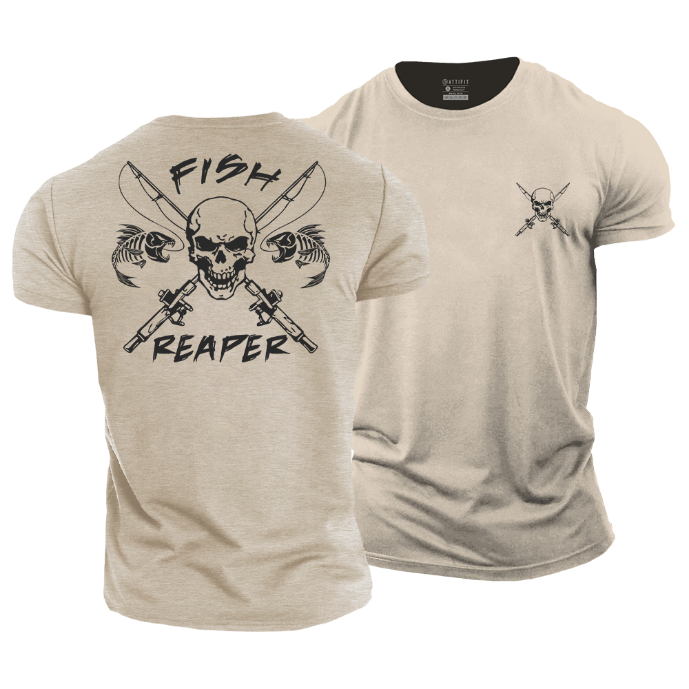 Fish Reaper Cotton T-Shirt