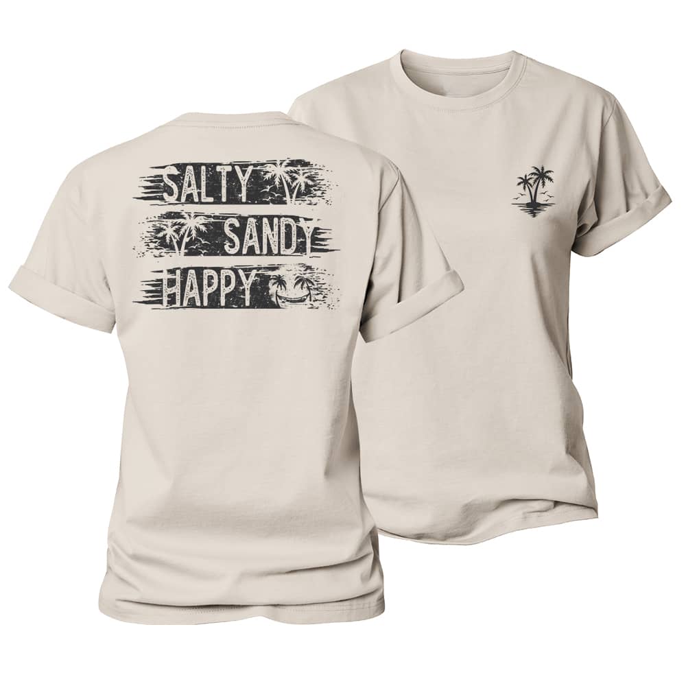 Salty Happy Women's Cotton T-Shirt