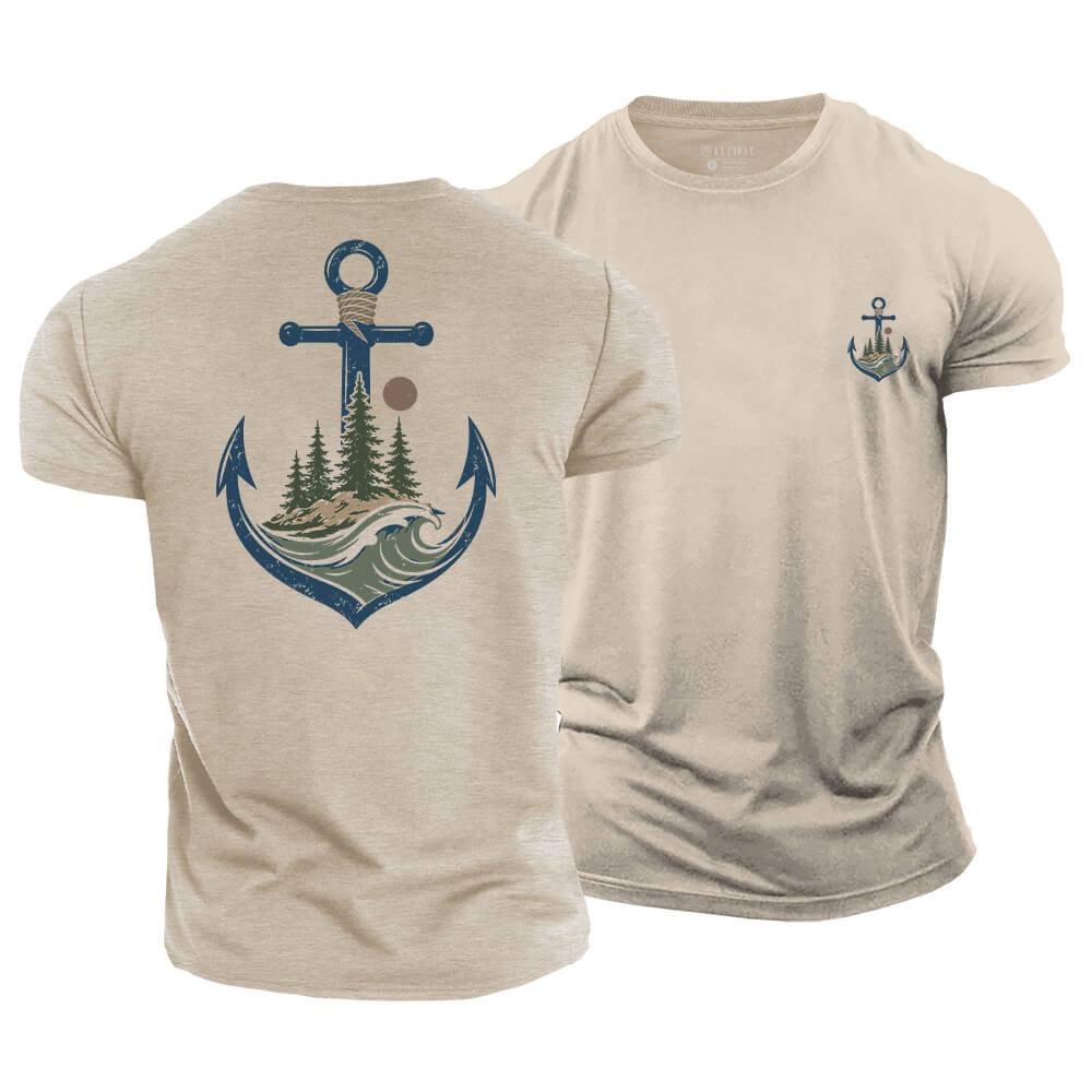 Anchor Forest Cotton T-Shirt