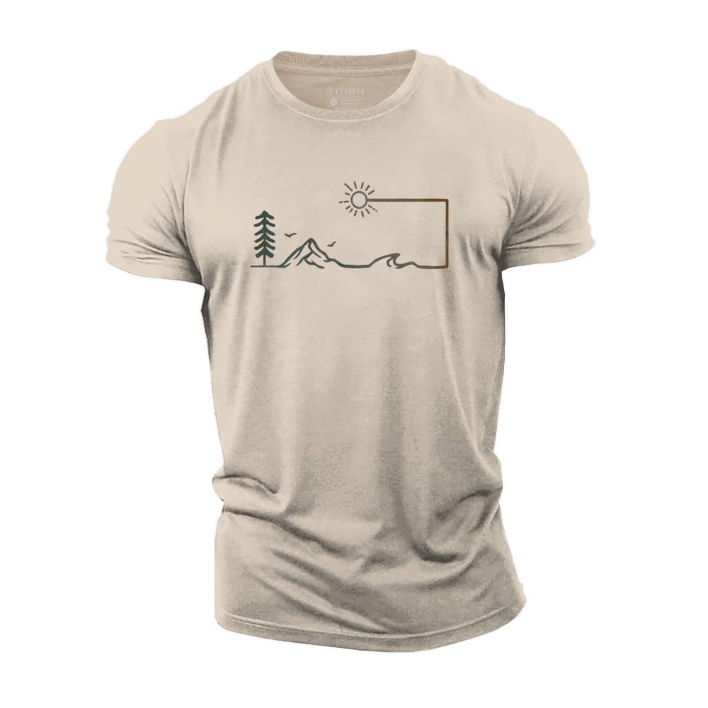 Colorful Nature Cotton T-Shirt