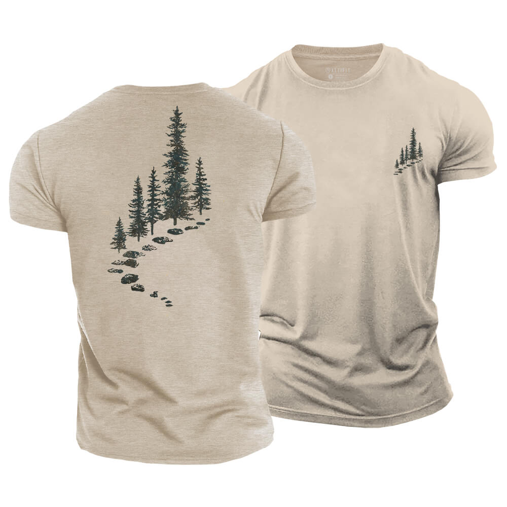 Forest Path Cotton T-Shirt