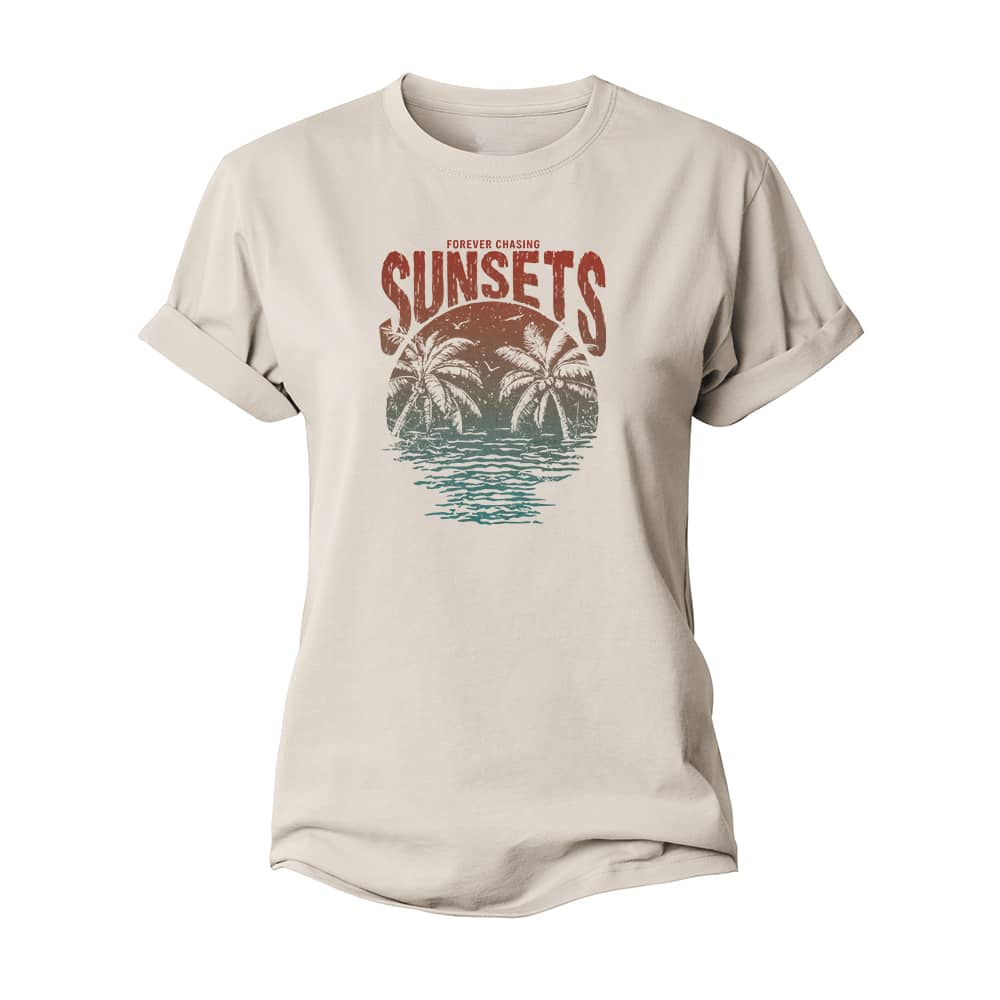 Chasing Sunsets Women's Cotton T-Shirt
