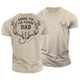 Gone To The Woods Dad Cotton T-Shirt