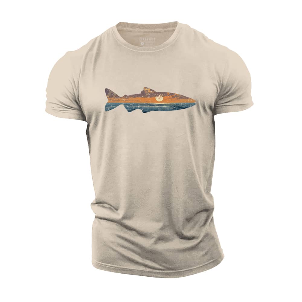 Fish View Cotton T-Shirt