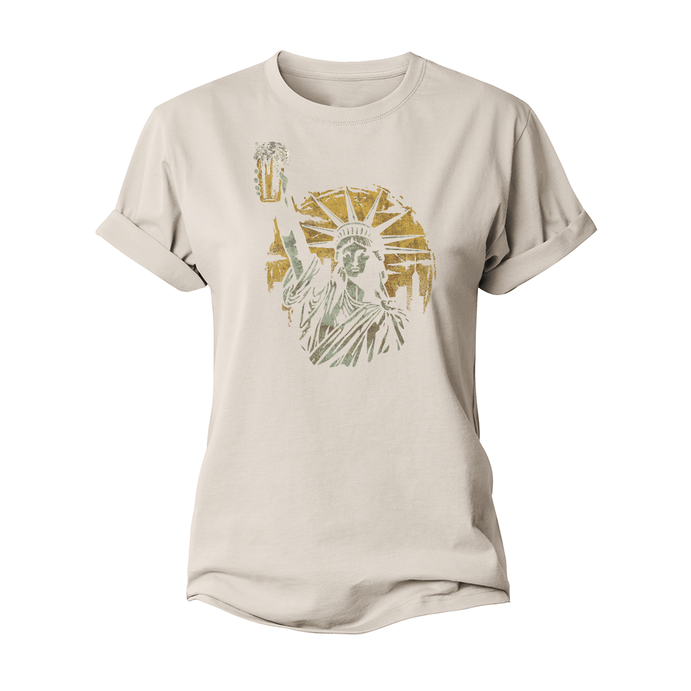 Cheers To Freedom Women's Cotton T-Shirt