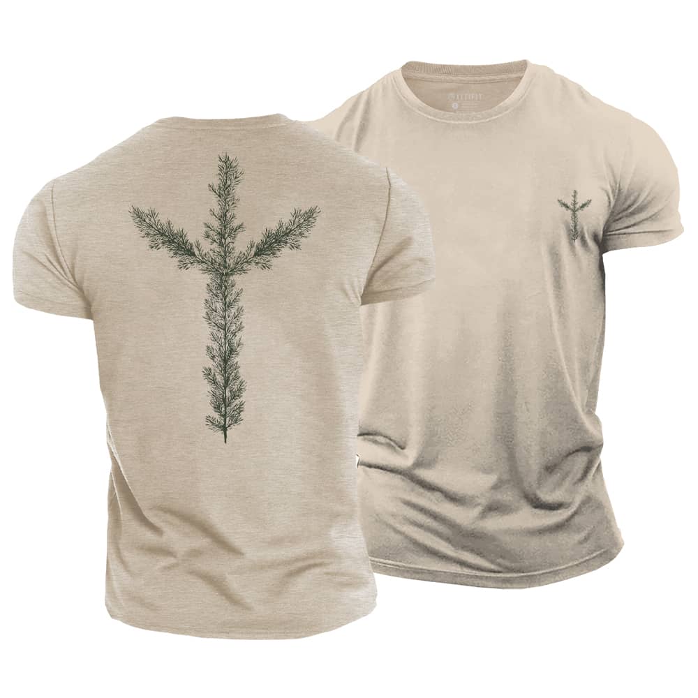 Protection Pine Needles Cotton T-Shirt