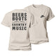 Beers Boots Country Music Women's Cotton T-Shirt