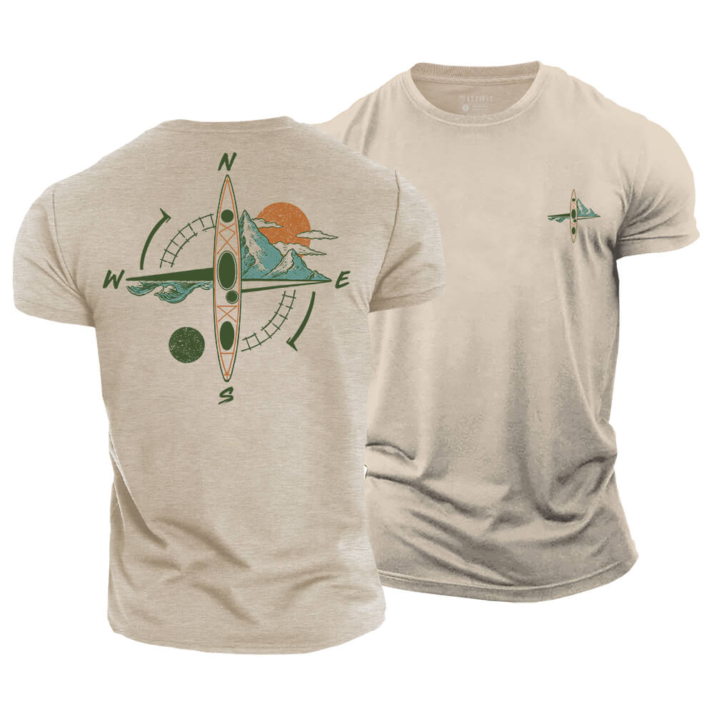 Kayak Compass Cotton T-Shirt