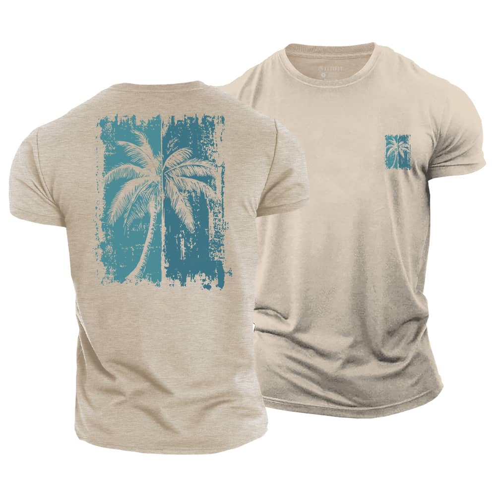 Palm Silhouette Cotton T-Shirt