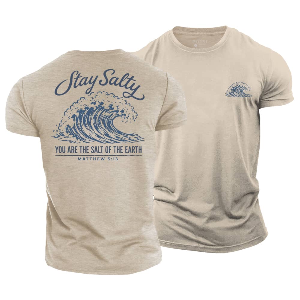 Salty Wave Cotton T-Shirt