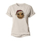Christmas Smiley Palm Tree Women's Cotton T-Shirt