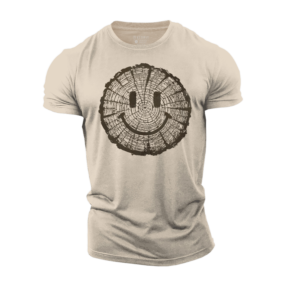 Smile Face Cotton T-Shirt