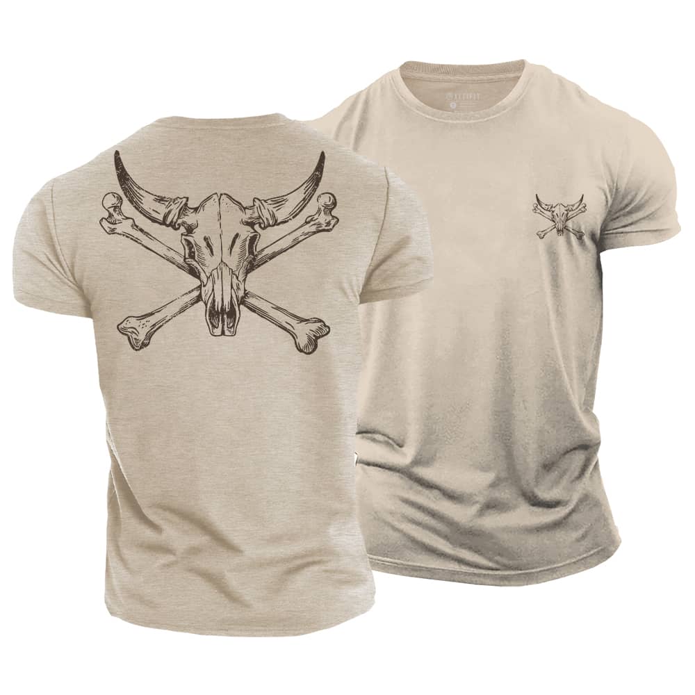 Bull Bones Cotton T-Shirt