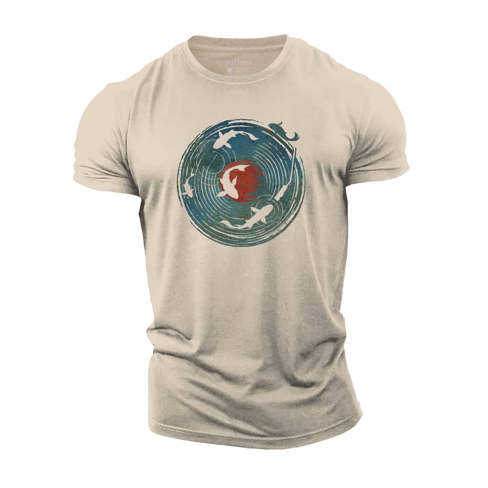 Sea Record Cotton T-Shirt