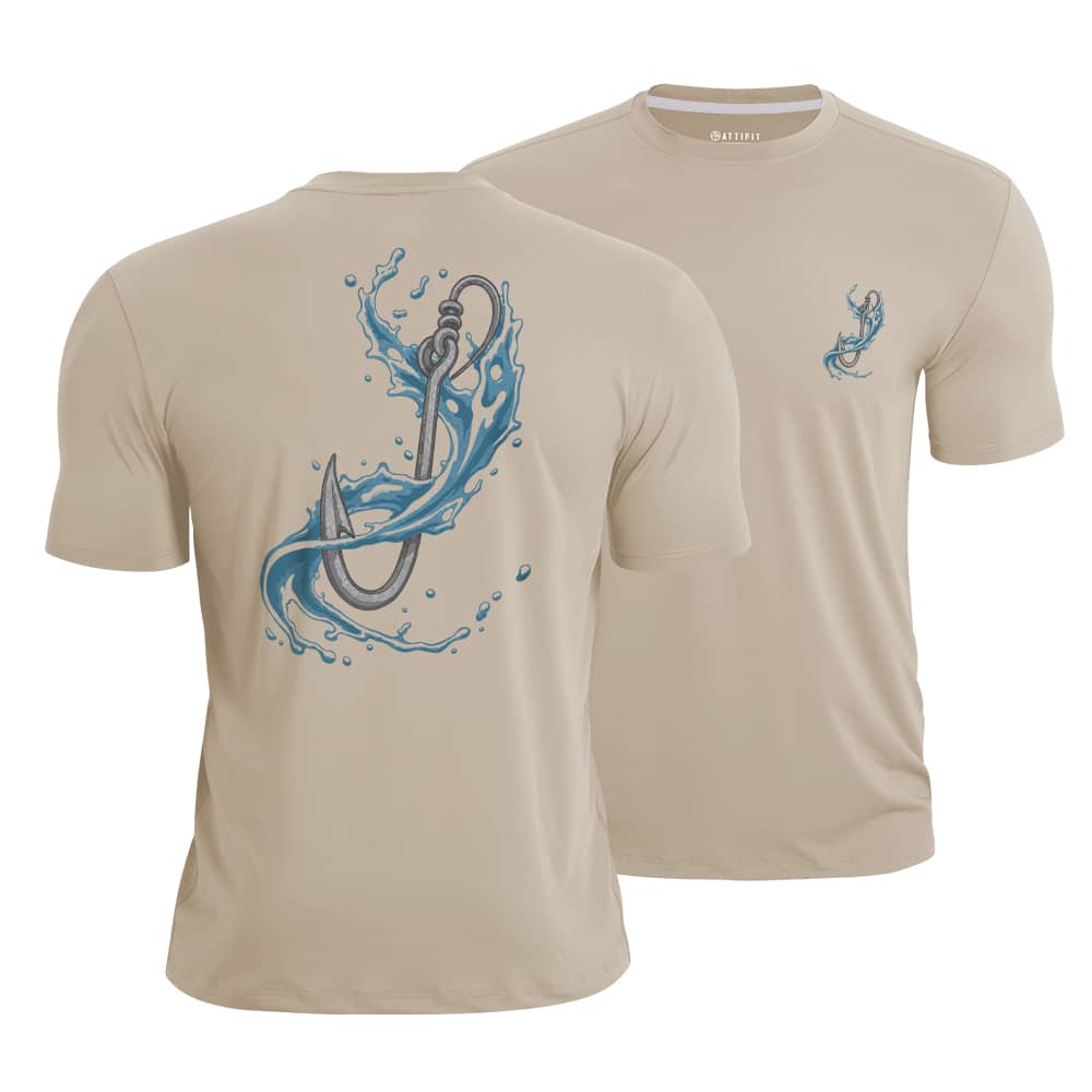Wave Fishhook Quick-Dry T-Shirt