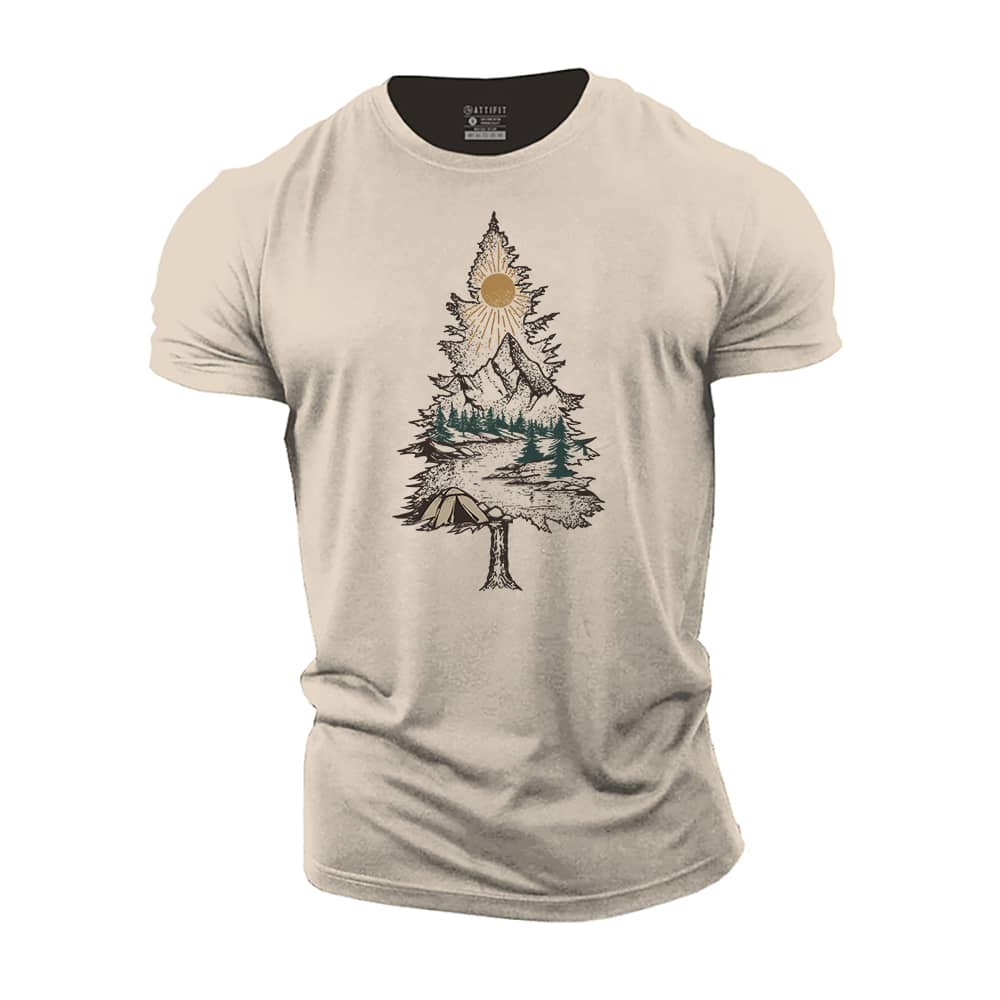 Tree View Cotton T-Shirt
