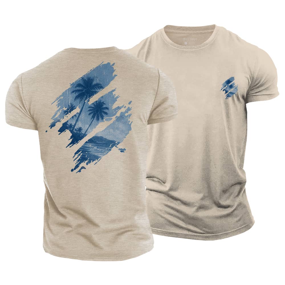 Palm Impressions Cotton T-Shirt
