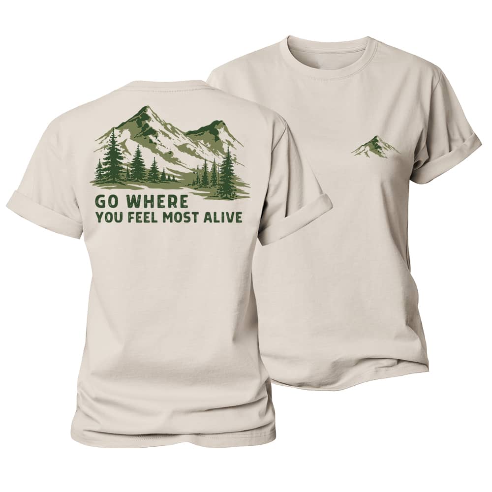 Go Where Alive Women's Cotton T-Shirt
