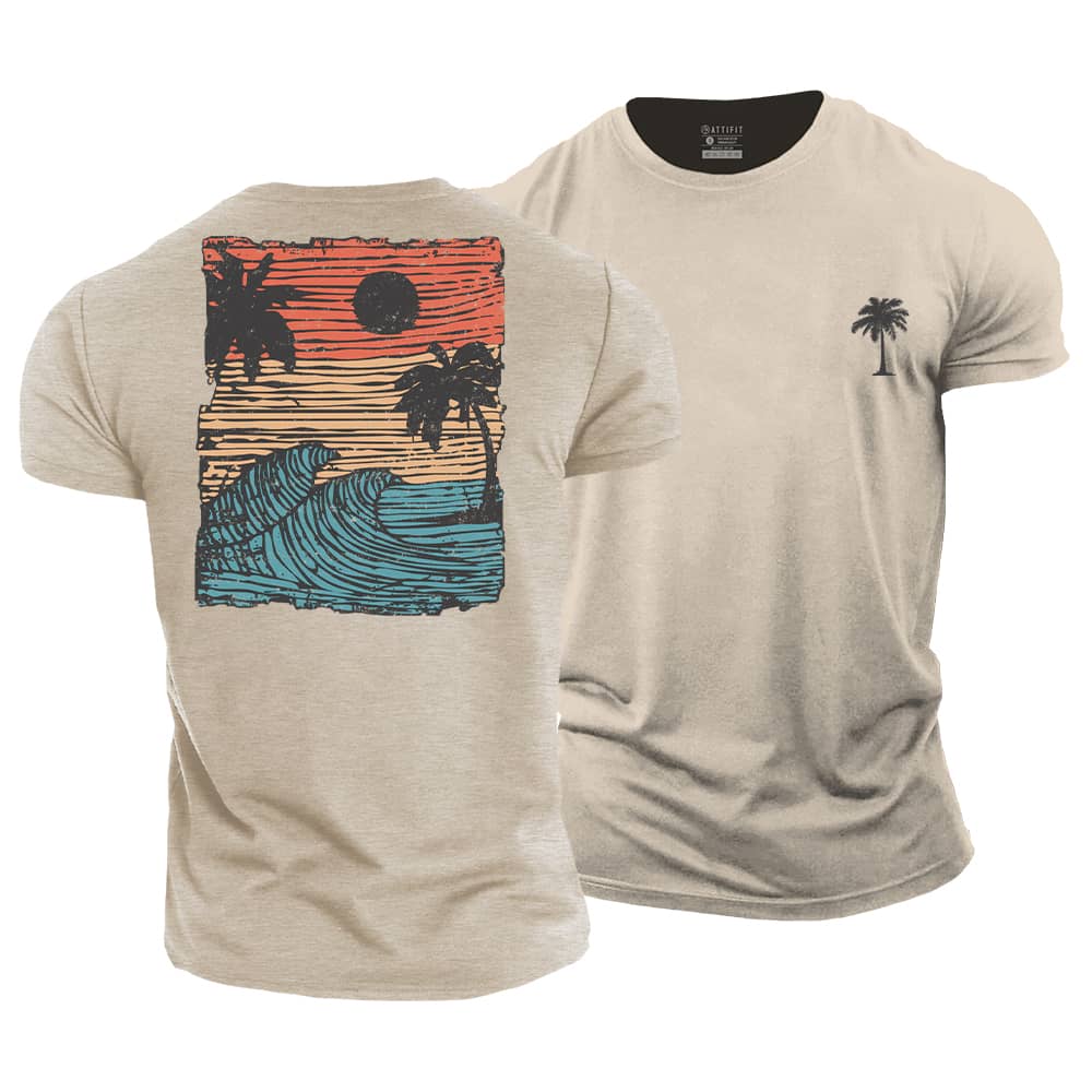Sunset Break Cotton T-Shirt