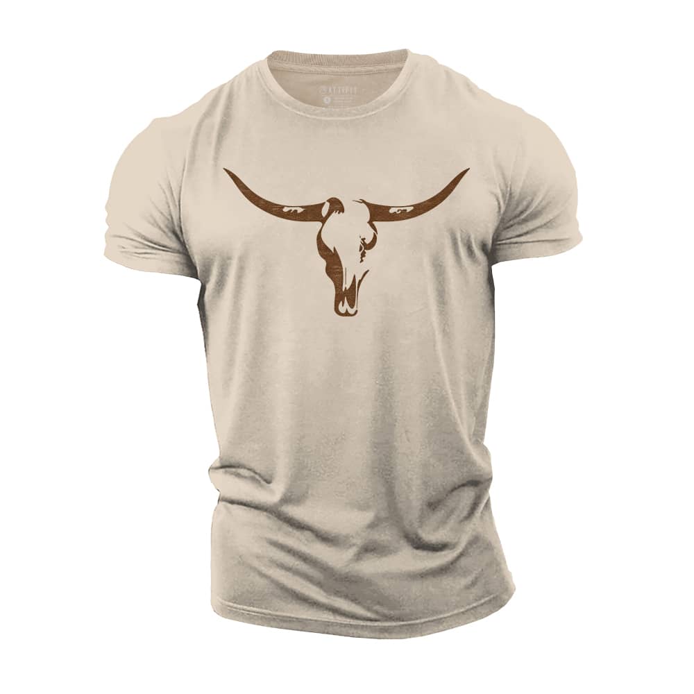 Western Longhorn Cotton T-Shirt
