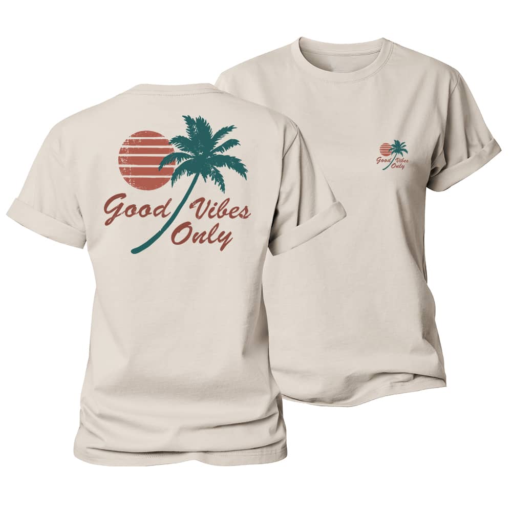 Good Vibes Only Women's Cotton T-Shirt